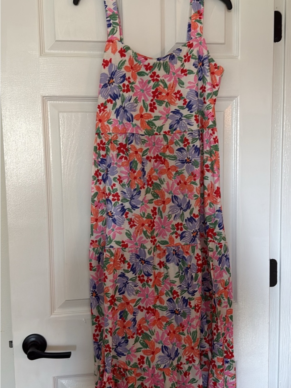 Large floral dress